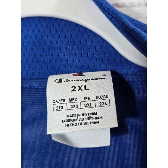 Champion Men's standard fit mesh full zip track jacket size 2XL - Picture 3 of 3